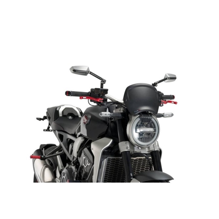 PUIG CARENAGE AVANT POUR HONDA CB1000R NEO SPORTS CAFE 18-20 NOIR OPAQUE