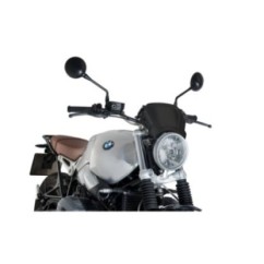 PUIG CARENATURA FRONTALE IN ALLUMINIO PER BMW R NINE T ANNO 14-22 COLORE NERO