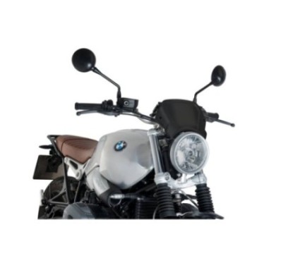 PUIG CARENATURA FRONTALE IN ALLUMINIO PER BMW R NINE T ANNO 14-22 COLORE NERO