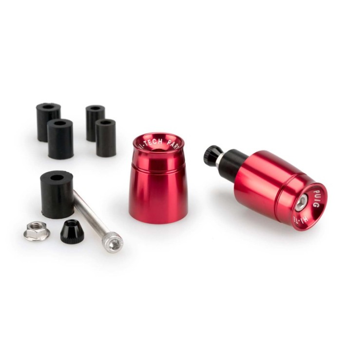 PUIG EQUILIBREURS MOD. SPORT POUR APRILIA TUONO V4 1100 FACTORY 15-20 ROUGE