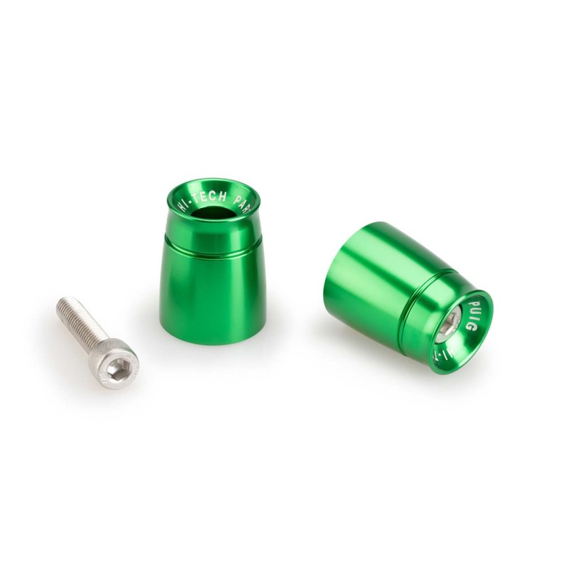 PUIG BAR ENDS MOD. SPORTS KAWASAKI ER-6F 09-11 GREEN