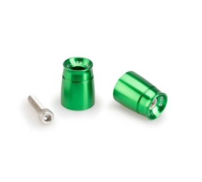 PUIG BAR ENDS MOD. SPORTS KAWASAKI ER-6F 09-11 GREEN