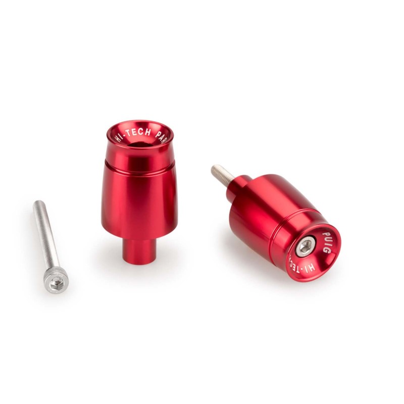 PUIG BAR ENDS MOD. SPORTS KAWASAKI NINJA 650 17-19 RED