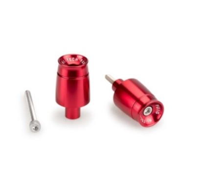 PUIG BAR ENDS MOD. SPORTS KAWASAKI NINJA 650 17-19 RED