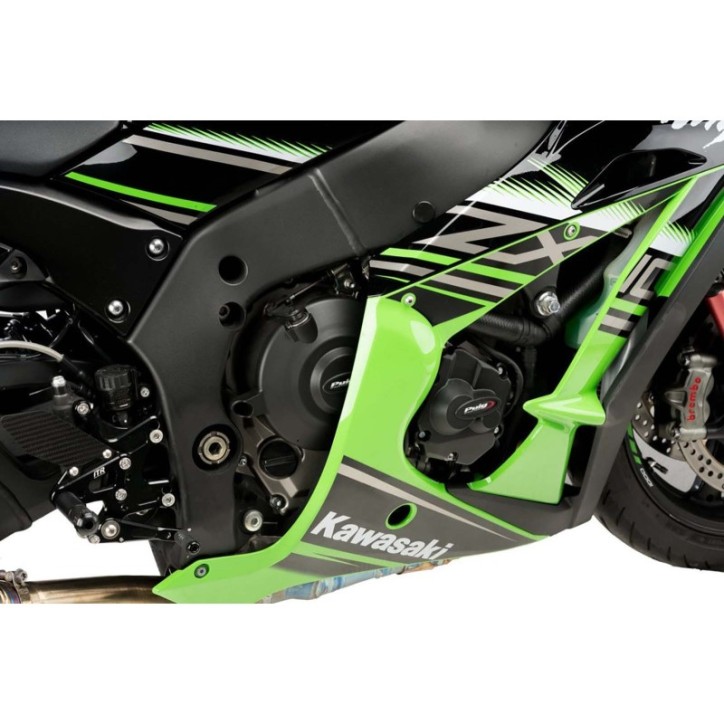 PROTECTION CARTER MOTEUR PUIG PISTE POUR KAWASAKI ZX-10R 11-15 CHAMPIONSHIP NOIR