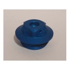 BOUCHON D'HUILE MOTEUR RACINGBIKE COULEUR BLEU - COD. T001A - Filetage : M22x1,5. - IL PROPOSE