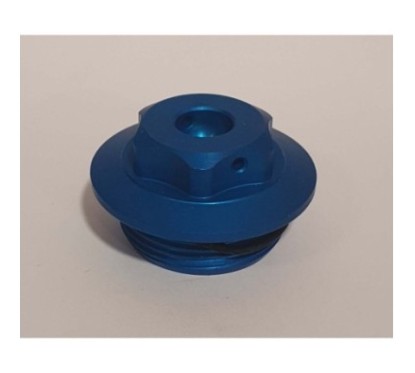 RACINGBIKE ENGINE OIL CAP COLOR BLUE - COD. T001A - Thread: M22x1.5. - OFFER