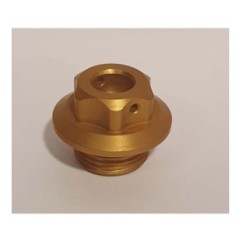 RACINGBIKE ENGINE OIL CAP GOLD COLOR - COD. T001O - Thread: M22x1.5. - OFFER