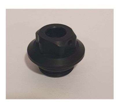 RACINGBIKE ENGINE OIL CAP COLOR BLACK - COD. T001N - Thread: M22x1.5. - OFFER