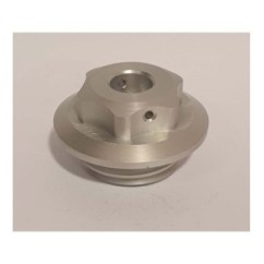 RACINGBIKE ENGINE OIL CAP FOR KAWASAKI COLOR SILVER - COD. T003P - M30x1.5 thread. - OFFER