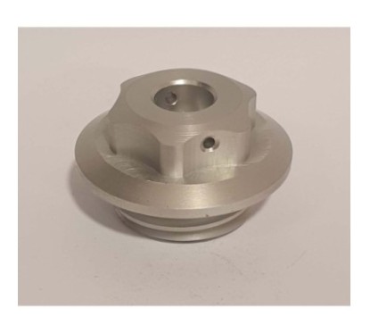 RACINGBIKE ENGINE OIL CAP FOR KAWASAKI COLOR SILVER - COD. T003P - M30x1.5 thread. - OFFER