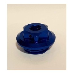 BOUCHON D'HUILE MOTEUR RACINGBIKE POUR YAMAHA COULEUR BLEU - COD. T005A - Filetage M27x3. - IL PROPOSE