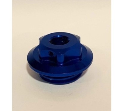 RACINGBIKE ENGINE OIL CAP FOR YAMAHA COLOR BLUE - COD. T005A - M27x3 thread. - OFFER