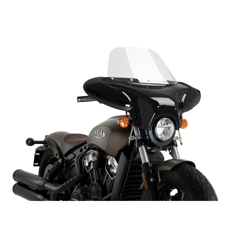 PANTALLA BATWING CUSTOM ACCES INDIAN SCOUT BOBBER 18-24 TRANSPARENTE