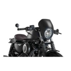 CUSTOM ACCES CUPOLINO SEMICARENATO FREE SPIRIT PER HARLEY DAVIDSON SPORTSTER 883 IRON ANNO 09-20 COLORE NERO OPACO