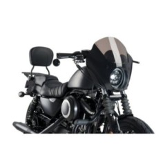 CUSTOM ACCES CUPOLINO SEMICARENATO SNAKE EYE HARLEY D. SPORTSTER FORTY-EIGHT 16-20 NERO