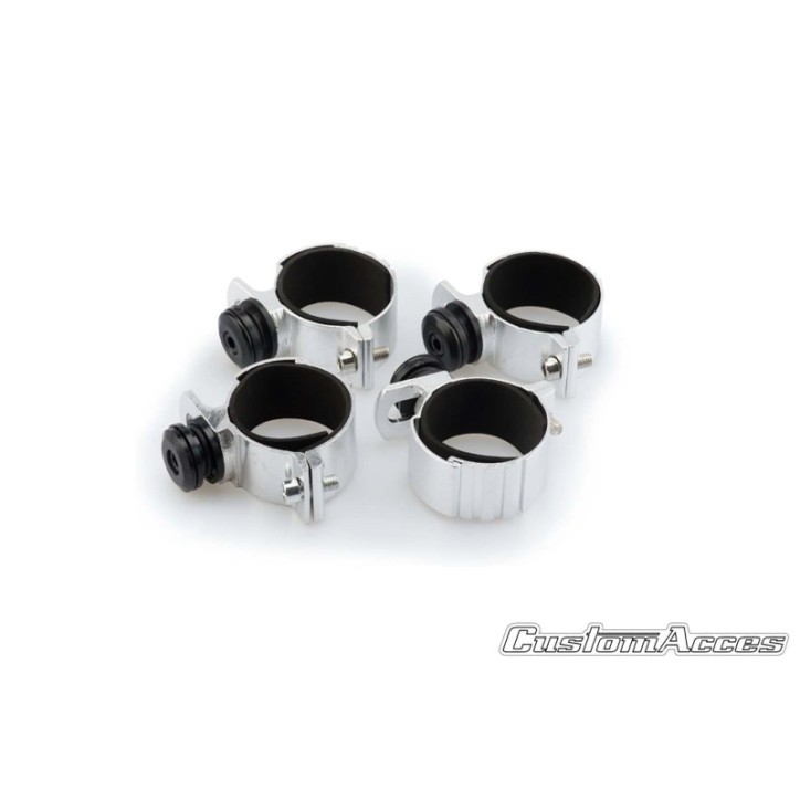 CUSTOM ACCES CLAMPS FOR HARLEY D. SPORTSTER 1200 FORTY-EIGHT 16-20 INOX