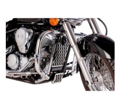 CUSTOM ACCES COPRI RADIATORE PER KAWASAKI VN900 CLASSIC (VN900B) ANNO 06'-16' COLORE INOX