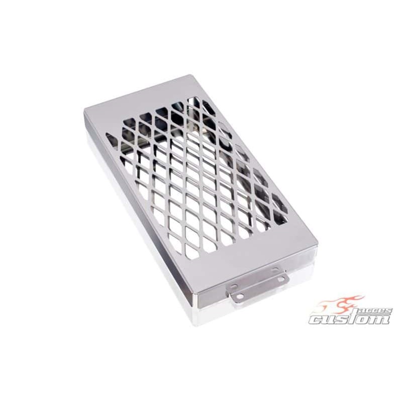 CUSTOM ACCES STAINLESS STEEL RADIATOR COVER SUZUKI C800 INTRUDER 05-17