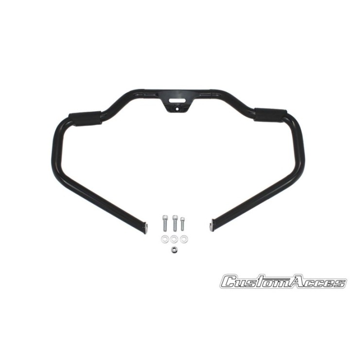 BARRES DE PROTECTION MOTEUR CUSTOM ACCES MOD. MOUSTACHE POUR HARLEY D. SOFTAIL BREAKOUT FXBR/S 23-24 NOIR