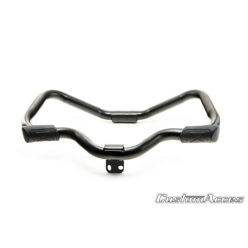 CUSTOM ACCES BARRE PROTEZIONE MOTORE MOD. MUSTACHE PER HARLEY DAVIDSON SPORTSTER 883 IRON (XL883N) ANNO 09-20 COLORE NERO