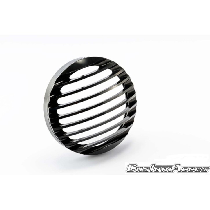 CUSTOM ACCES PROTEZIONE FARO MAX PER HARLEY D. SPORTSTER NIGHTSTER 08-12 NERO