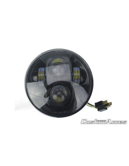 custom acces ovni led headlight for harley d cvo softail convertible flstse 10 12 black