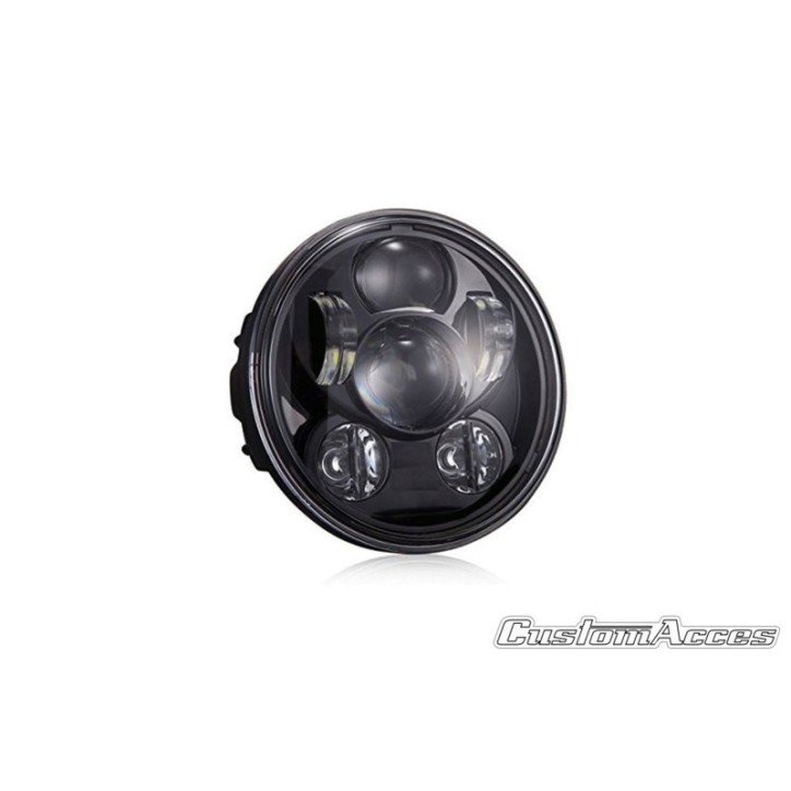 CUSTOM ACCES PHARE A LED OVNI II POUR HARLEY D. CVO SOFTAIL AVECVERTIBLE FLSTSE 10-12 NOIR