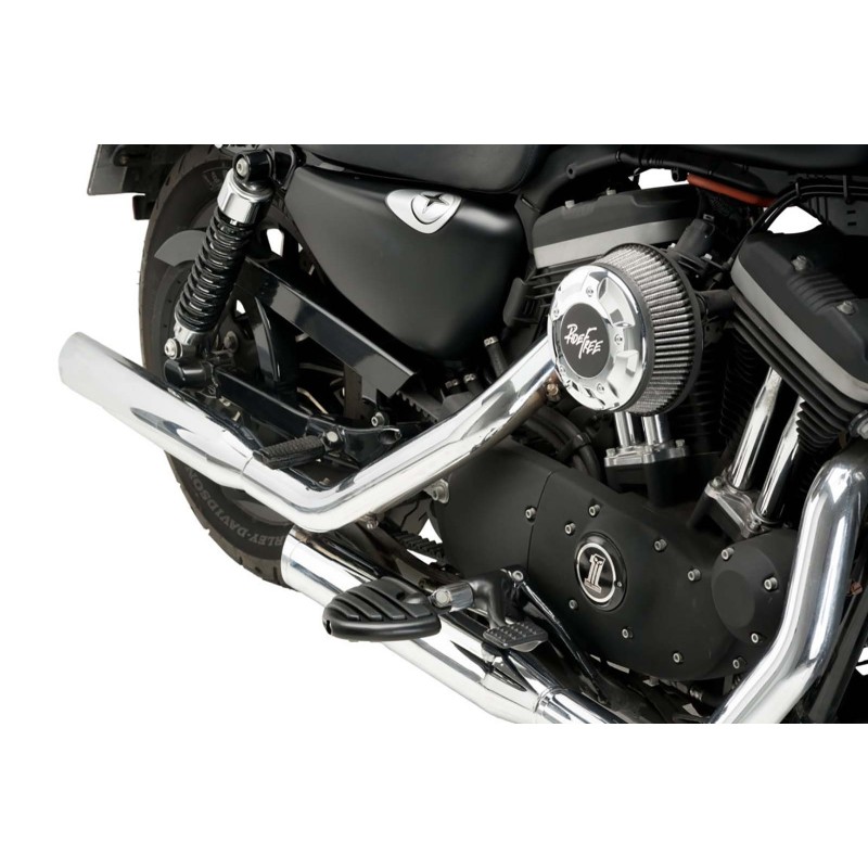 CUSTOM ACCES DRIVER FOOTPEGS MOD. DELTA-S KAWASAKI VULCAN S 15-24 BLACK