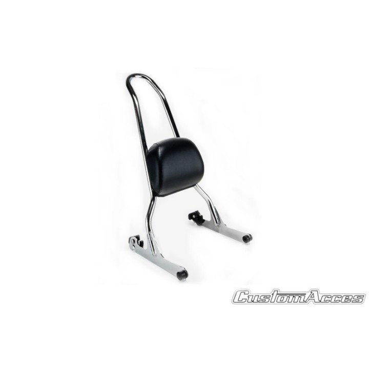 CUSTOM ACCES CLASSIC BACKREST FOR HARLEY D. SOFTAIL FAT BOY LO FLSTFB 10-15 INOX