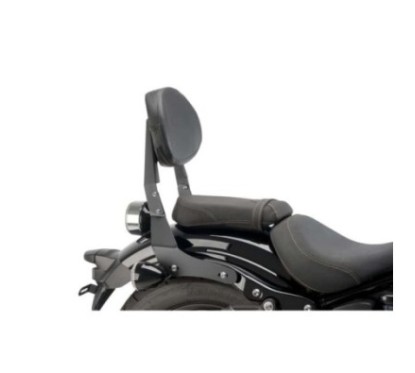 CUSTOM ACCES FIXED BACKREST HARLEY D. SPORTSTER 1200 IRON 18-20 BLACK