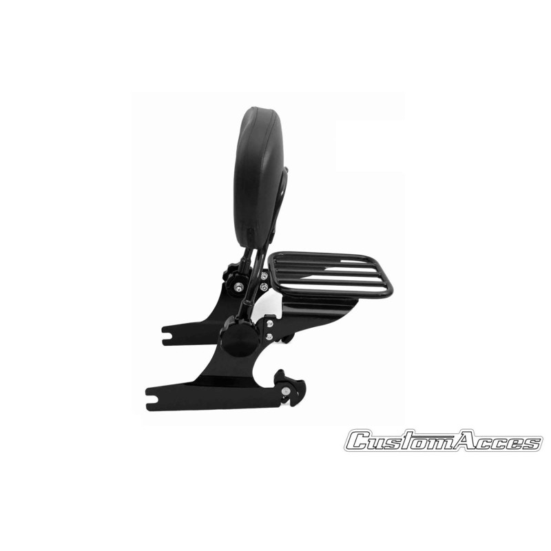 CUSTOM ACCES BACKREST LUXUS SOFTAIL HARLEY D. CVO SOFTAIL SPRINGER FXSTSSE 07-09 BLACK