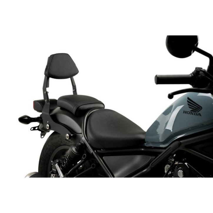 CUSTOM ACCES DOSSIER AMOVIBLE POUR HONDA CMX500 REBEL 20-24 NOIR