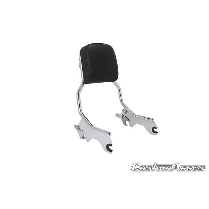 CUSTOM ACCES BACKREST SOFT SOFTAIL FOR HARLEY D. SOFTAIL DELUXE FLDE 18-21 INOX