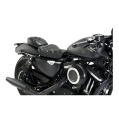 CUSTOM ACCES SELLA PASSEGGERO MODELLO SALTILLO HARLEY D. SPORTSTER 883 IRON 09-20 NERO