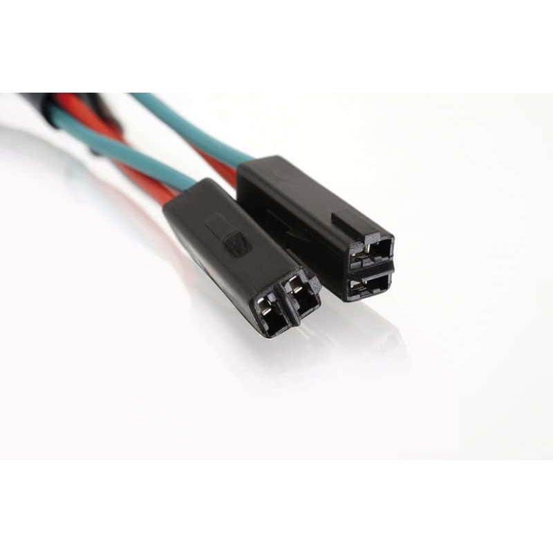 CUSTOM ACCES CABLES CONNECTORS FOR TURN SIGNALS FOR KAWASAKI COLOR BLACK