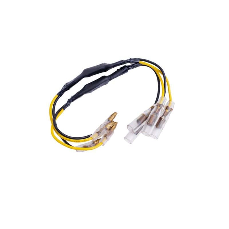 CUSTOM ACCES CABLES CONNECTORS FOR TURN SIGNALS UNIVERSAL COLOR BLACK