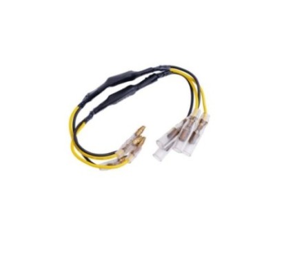 CUSTOM ACCES CABLES CONNECTORS FOR TURN SIGNALS UNIVERSAL COLOR BLACK