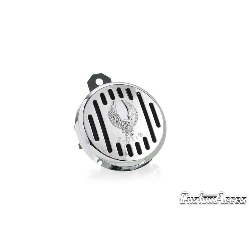 CUSTOM ACCES CLACSON MODELLO CALAVERA INOX