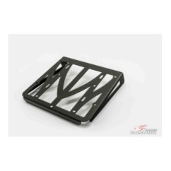 CUSTOM ACCES LUGGAGE RACK PLATE REMOVABLE SISSYBAR BACKREST BLACK