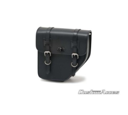 SAC LATERAL CUSTOM ACCES DROIT MOD. IBIZA AVEC BASE METALLIQUE NOIR - COD. AP0014N - Comprend deux fermetures A boucle AVEC.