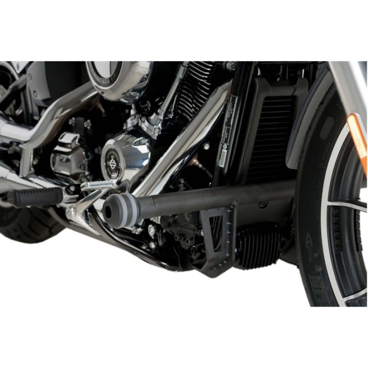 PUIG ROULETTES DE PROTECTION MOD. OPIE POUR HARLEY D. SOFTAIL LOW RIDER FXLR 18-20 NOIR