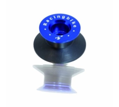 RACINGBIKE STAND SUPPORTS DARK SERIES M8 SCREWS COLOR BLUE - COD. P080DKA - OFFER - Material: anodized aluminium