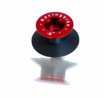 RACINGBIKE STAND SUPPORTS DARK SERIES M8 SCREWS RED - COD. P080DKR - OFFER - Material: anodized aluminium