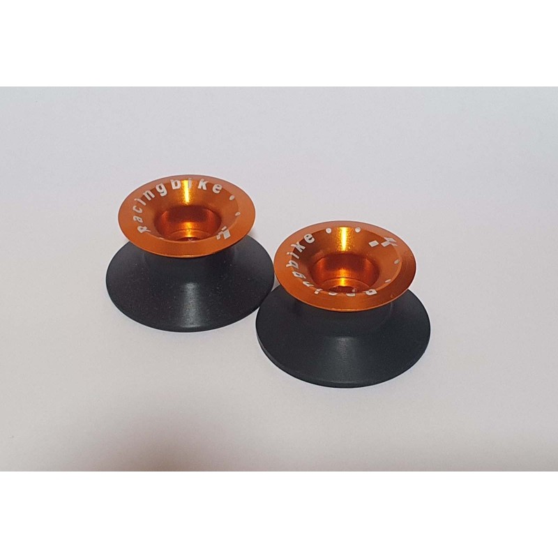 RACINGBIKE STAND SUPPORTS DARK SERIES SCREWS M8 COLOR ORANGE - COD. P080DKT - OFFER - Material: anodized aluminium