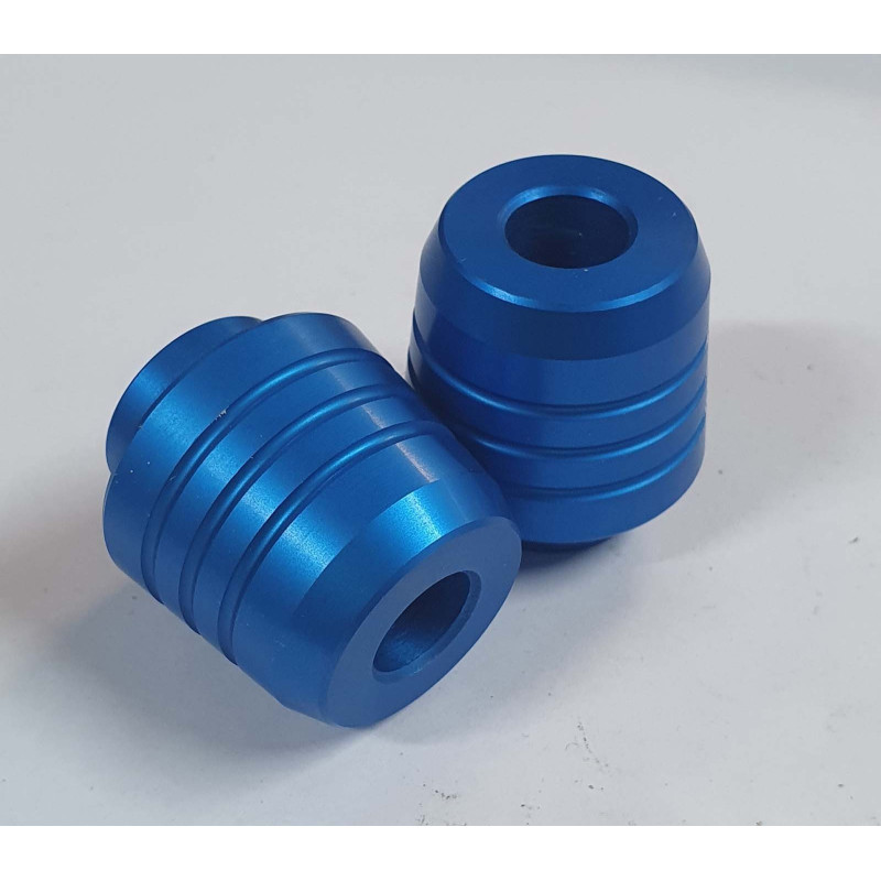 Rennrad-Auswuchtmaschinen fur Yamaha blau cod c070a eloxiertes Ergal-Material, paarweise erhaltlich