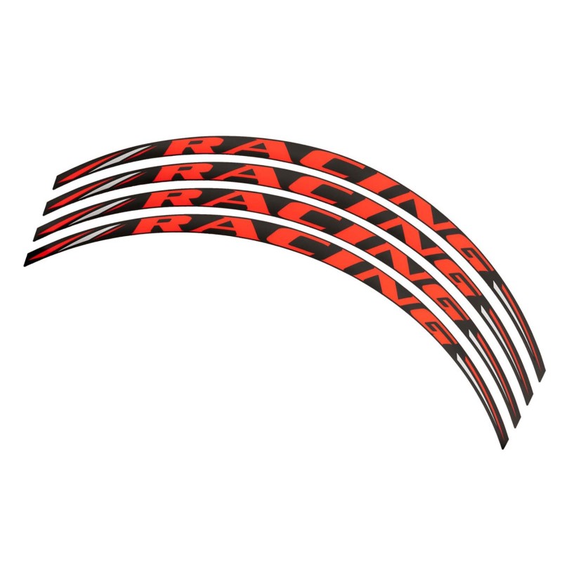 AUTOCOLLANTS POUR JANTES ORANGE PUIG RACING - L'ensemble AVEC est composE de 4 bandes adhEsives - COD. 5121T