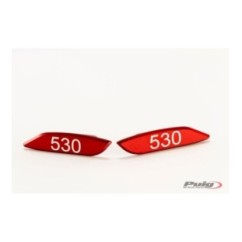 PUIG TAPPO FORO SPECCHIO PER YAMAHA T-MAX 530 ANNO 12-16 COLORE ROSSO