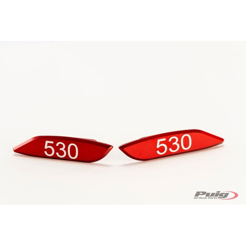 PUIG TAPPO FORO SPECCHIO PER YAMAHA T-MAX 530 ANNO 12-16 COLORE ROSSO