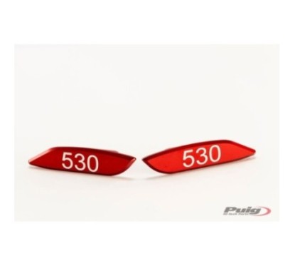 PUIG TAPPO FORO SPECCHIO PER YAMAHA T-MAX 530 ANNO 12-16 COLORE ROSSO